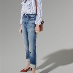 Madewell High-Rise Slim Boyjean: Painter Edition